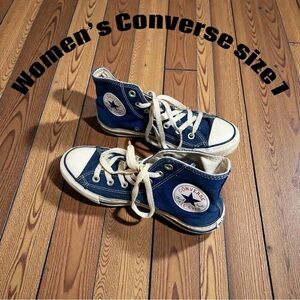 Converse Women's Blue High-Top Sneakers
